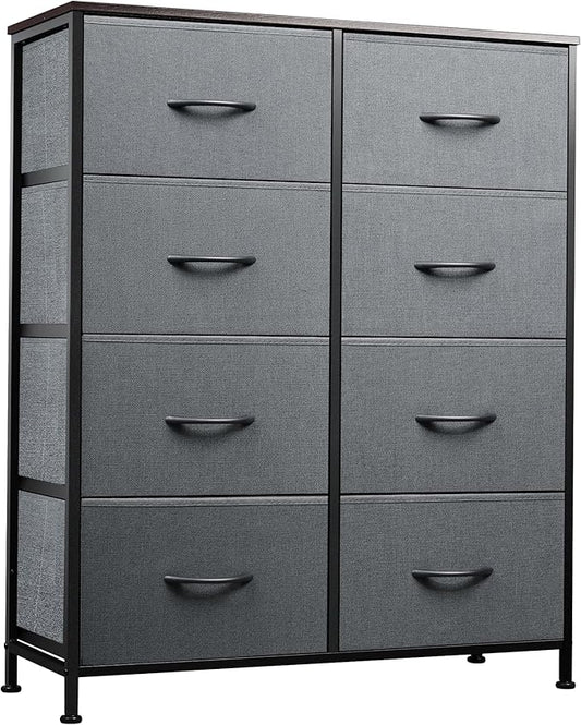 WLIVE Fabric Dresser for Bedroom, Tall Dresser by WLIVE