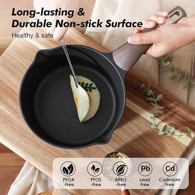 SENSARTE 1.5 & 2.5 Quart Sauce Pan Sets - Image 2