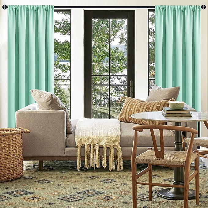 JIUZHEN Blackout Curtains for Bedroom - Image 2