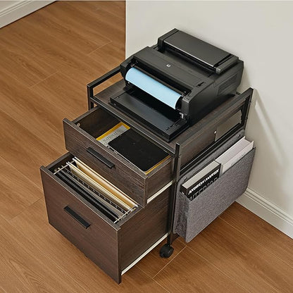 EUREKA ERGONOMIC 2-Drawer Mobile File Cabinet - Image 4