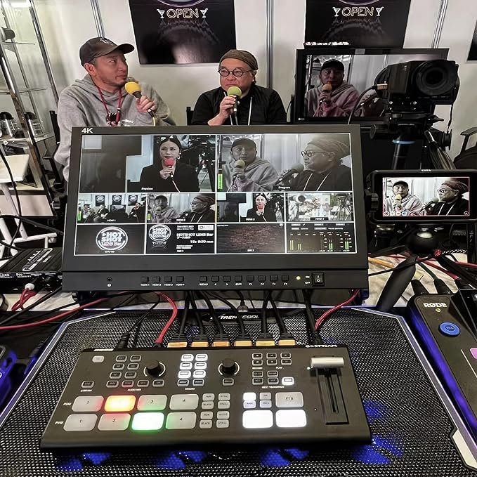 Osee GoStream Deck Pro HDMI Live Stream Switcher, Video Mixer Switcher 6 HDMI - Image 7