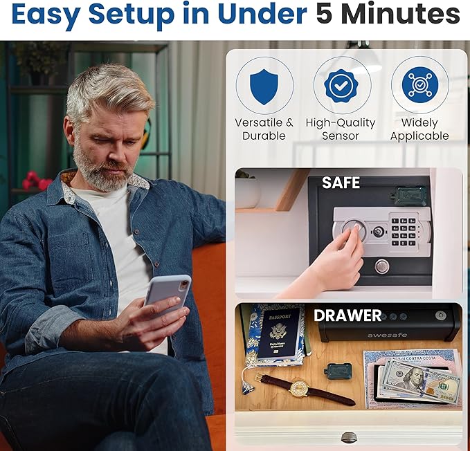 Instant Kini Safe Alert Wi-Fi Motion Sensor Alarm - Image 3