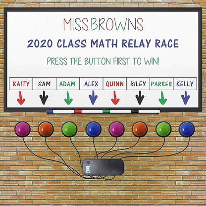 Teacher's Choice Light Up Game Buzzer System, Displays The Winning Player Loud - Image 6