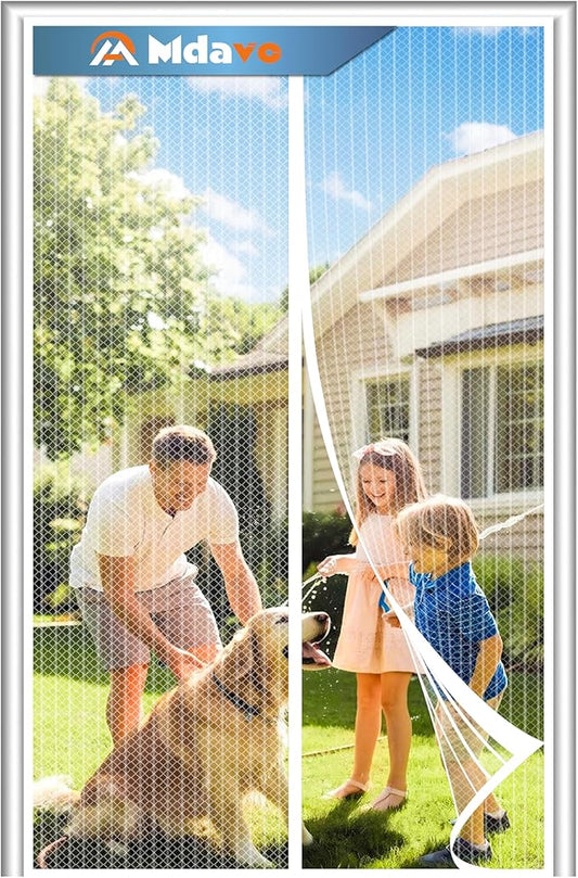 Magnetic Screen Door, Self Sealing Magnets, Easy Install Screen Doors by Welcometobuy