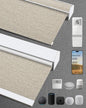 Kincmo Motorized Blinds with Remote, 100% Blackout Motorized Roller Shades Work by KincmoBlinds
