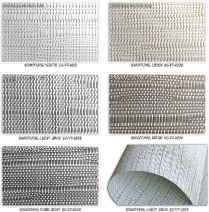 HILADUO Customized Solar Screen Roller Shade Blinds - Image 2