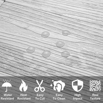 AULIGET 100 Piece Peel and Stick Backsplash PVC Tile, 3 Inch x 6 Inch White - Image 2