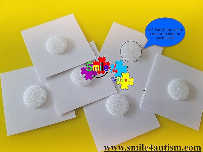 Smile4Autism Small 2"x2" Loose Visual Picture Cards, Receptive and Expressive - Image 3