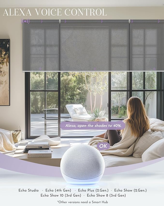 Graywind Smart Coupled Roller Shades Compatible - Image 3