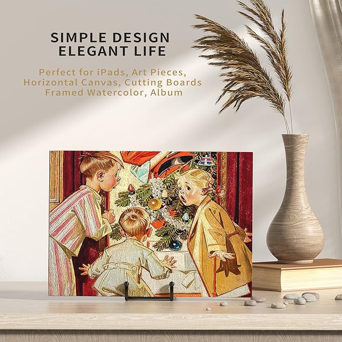 6 Inch Metal Square Picture Frame Easel Stands - Image 7