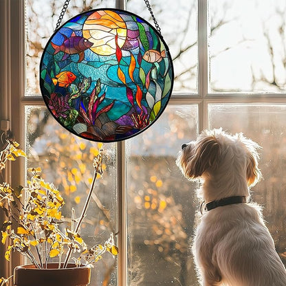 AMDERVEN Stained Glass Window Hanging - Image 2