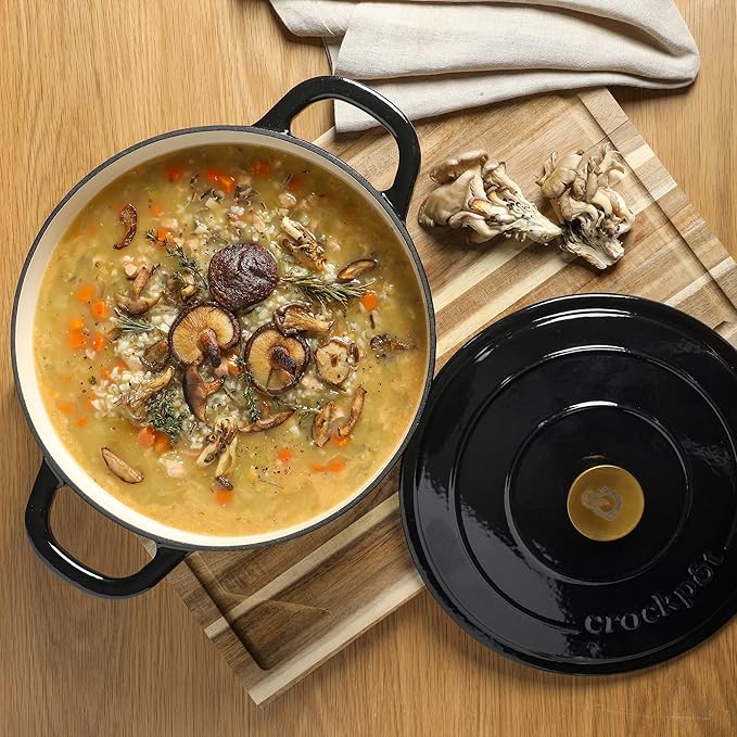 Crock Pot Artisan 7-Quart Round Cast Iron Dutch Oven - Image 7