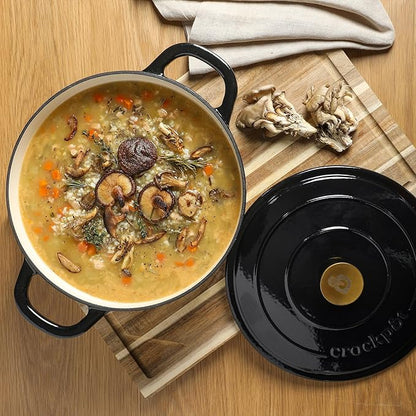 Crock Pot Artisan 7-Quart Round Cast Iron Dutch Oven - Image 7