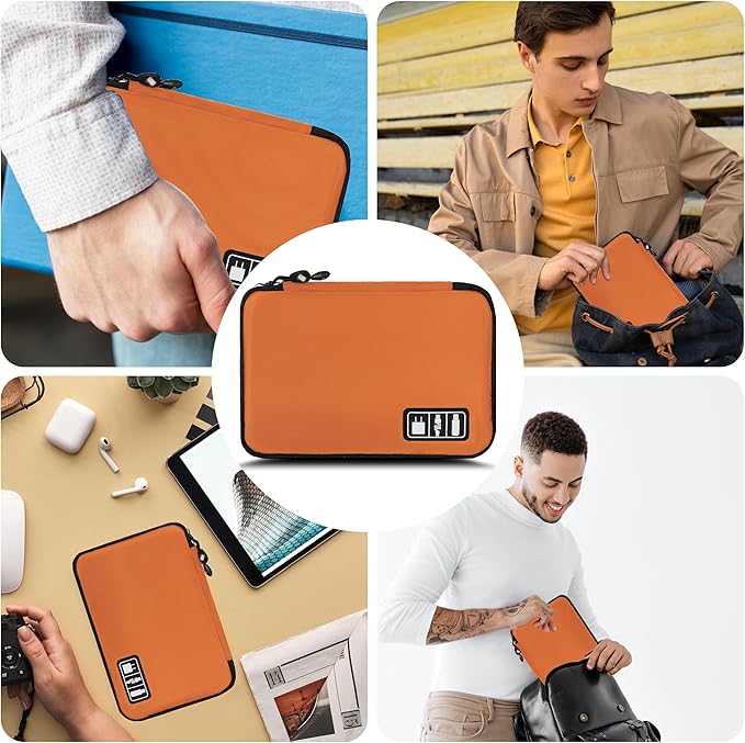 Electronics Organizer, Travel Cord Organizer Pouch, Portable Cable Organizer - Image 6