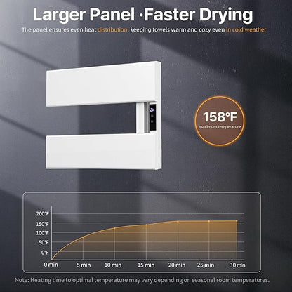 Electric Heated Towel Warmer Rack - Image 2