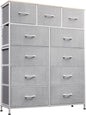 WLIVE Tall Dresser for Bedroom, Fabric Dressers Storage Tower, Dresser & Chest by WLIVE