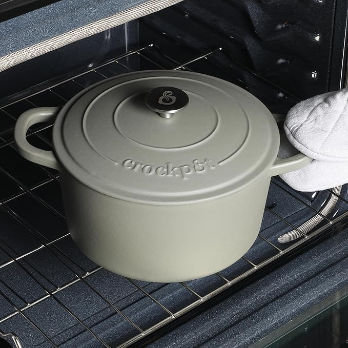 Crock-Pot Artisan 5-Quart Round Cast Iron Dutch Oven - Image 5