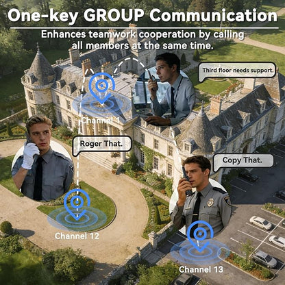 SAMCOM Walkie Talkies for Adults Long Range Rechargeable 2 Pack FWCN30A 2 Way - Image 2