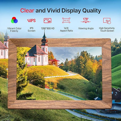 Frameo 10.1" Digital Picture Frame, Smart WiFi Digital Photo Frame - Image 7