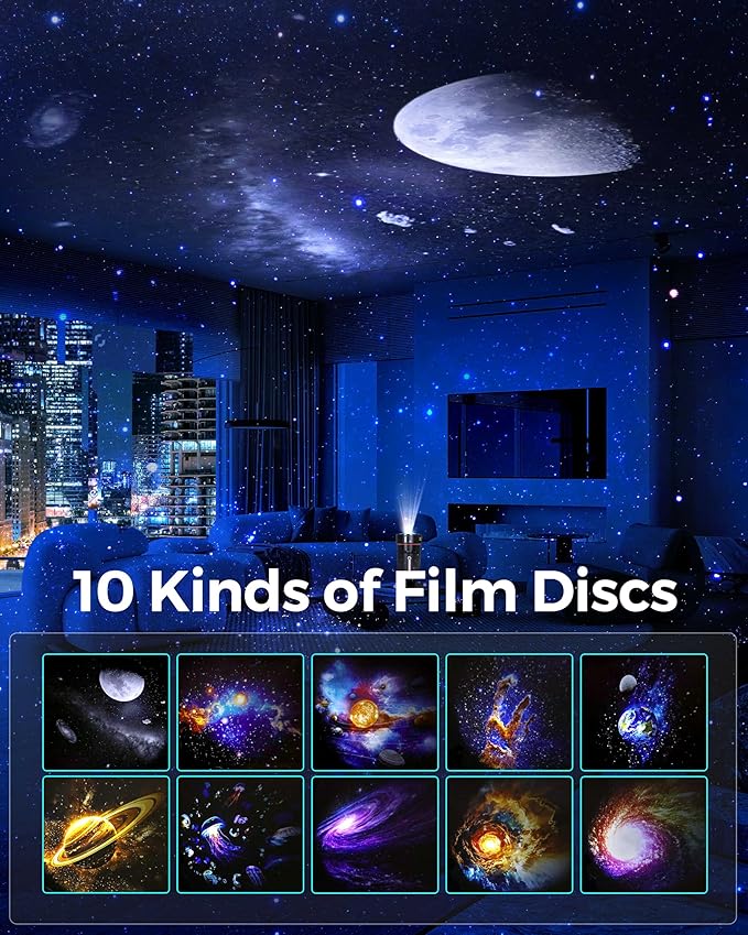 Galaxy Projector for Bedroom, Home Planetarium Astral Light Projector - Image 4