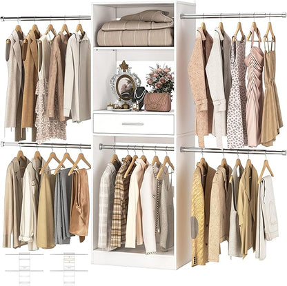 Unikito 8FT Closet System, 96 Inch Walk in Closets Organizer Kit by Unikito