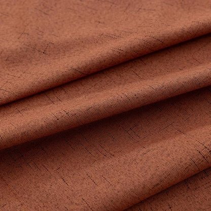 KOUFALL 52x72 Inches Long Terracotta Back Tab Linen Blackout Curtains - Image 6