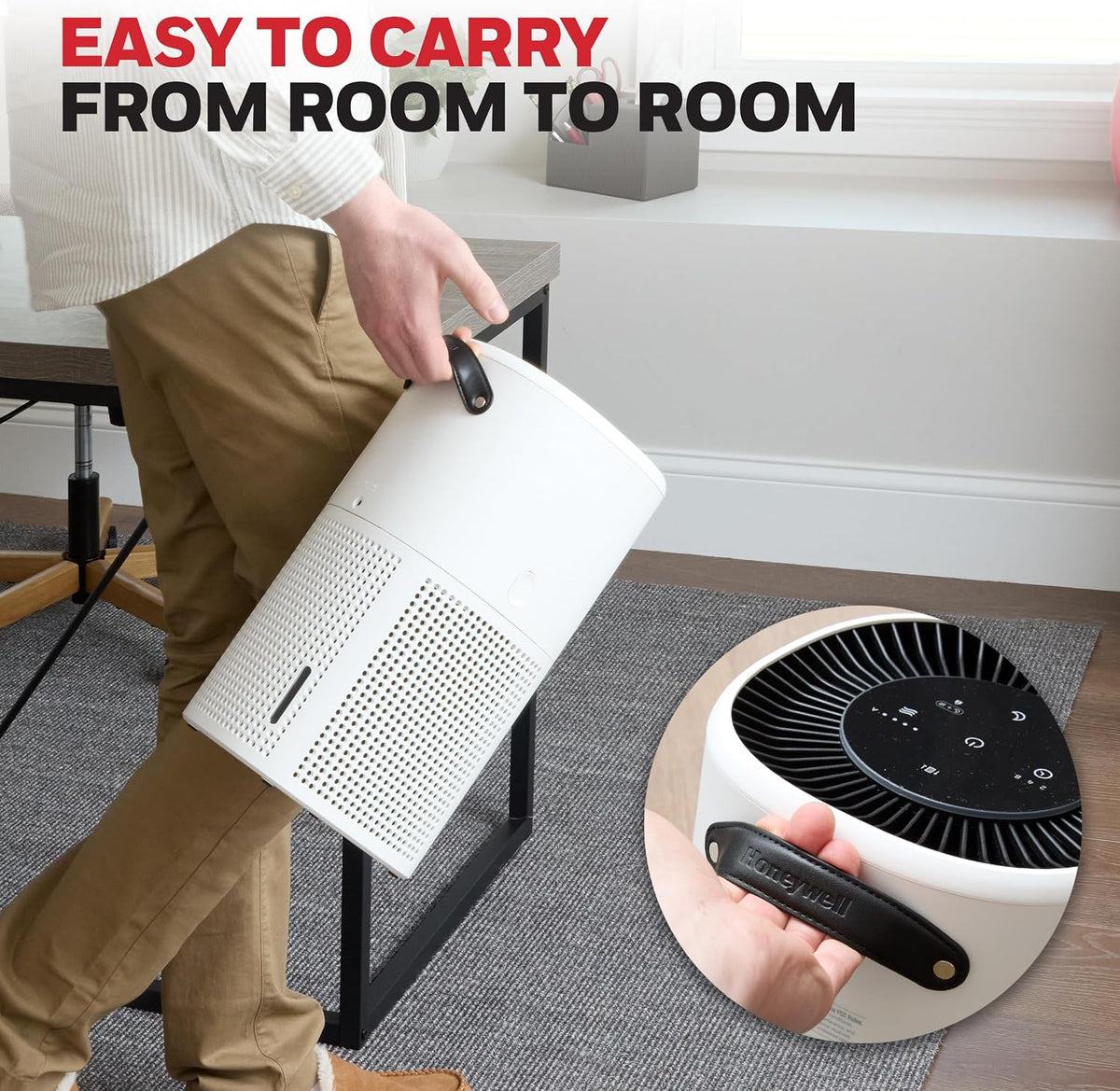 honeywell allergen plus 4-in-1 hepa air purifier for, view 11