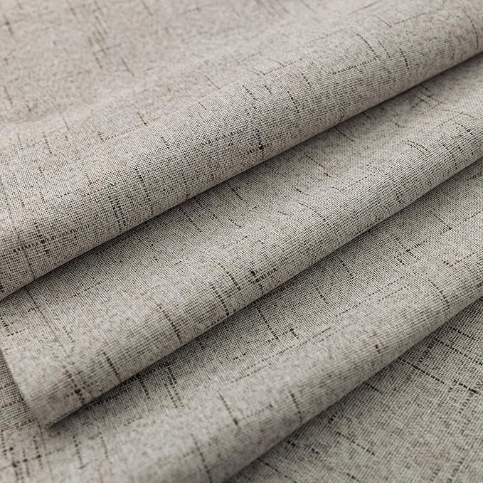 KOUFALL 92 Inch Blackout Curtains, Boho Taupe Pleated Curtains - Image 7