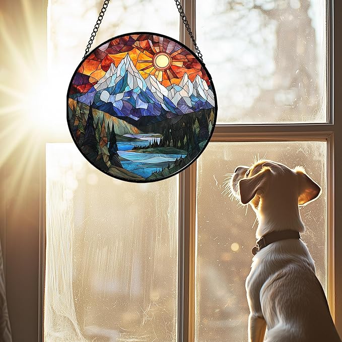 AMDERVEN Stained Glass Window Hanging - Image 3