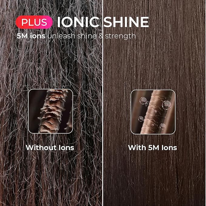 TYMO Ring Plus Ionic Hair Straightener Brush - Image 5
