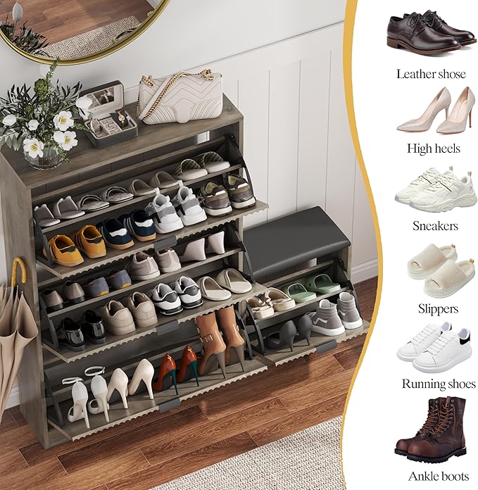 Shoe Cabinet Storage for Entryway - Image 4