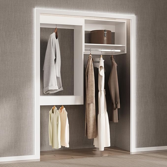 Modular Closet, Wood Tower Storage - Image 3