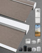 Kincmo Motorized Blinds with Remote, 100% Blackout Motorized Roller Shades Work by KincmoBlinds