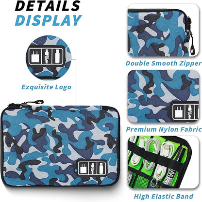 Electronics Organizer, Portable Cable Organizer Bags, Travel Electronic - Image 2