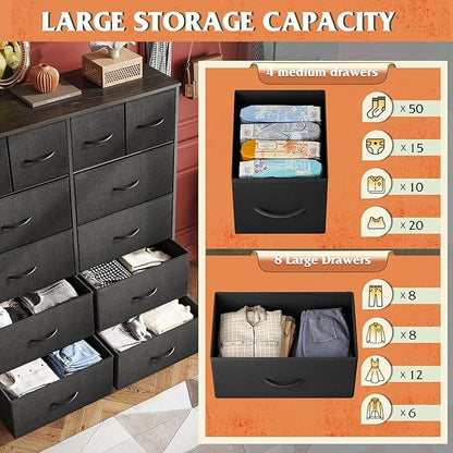 WLIVE Tall Dresser for Bedroom - Image 5