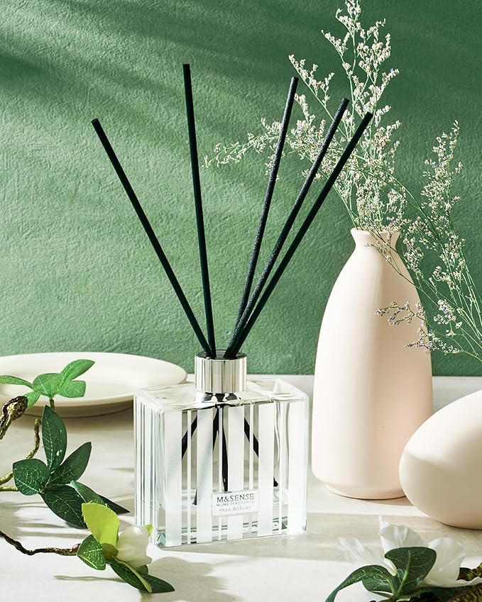 M&SENSE Jasmine & Vanilla Reed Diffuser Set - Image 4