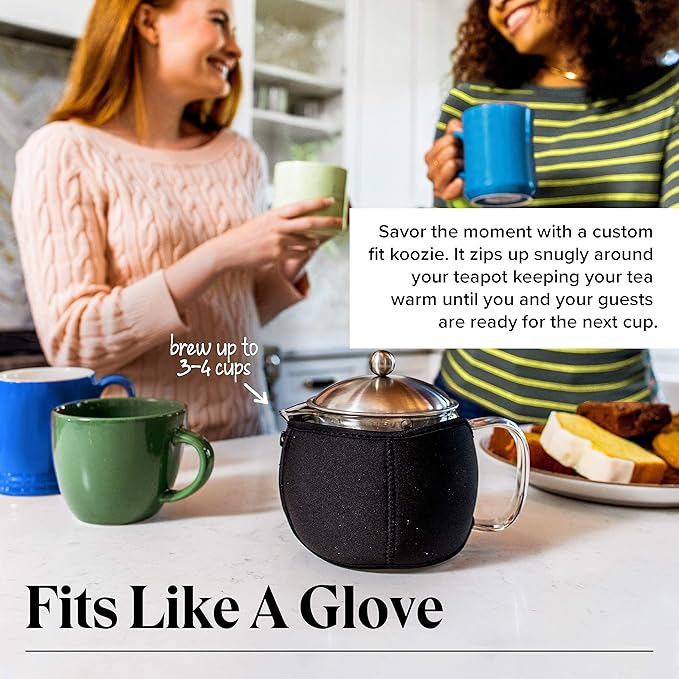 Teapot with Infuser for Loose Tea - 40oz - Image 4