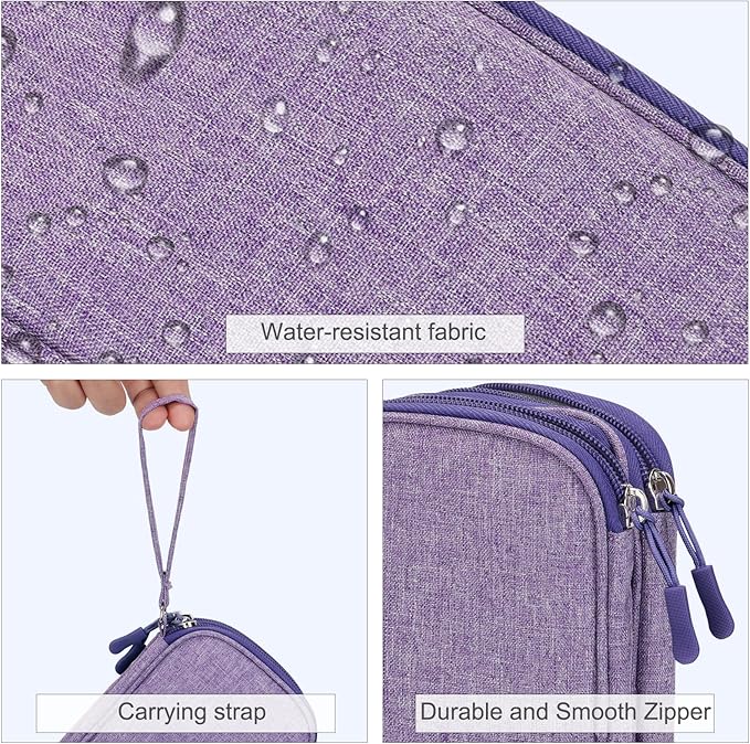 FYY Travel Cable Organizer Pouch Electronic Accessories Carry Case Portable - Image 4