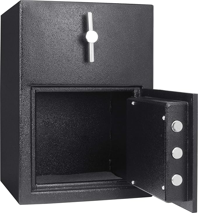 Barska AX13308 Rotary Hopper Digital Keypad Depository Drop Safe 1.15 Cubic Ft - Image 2