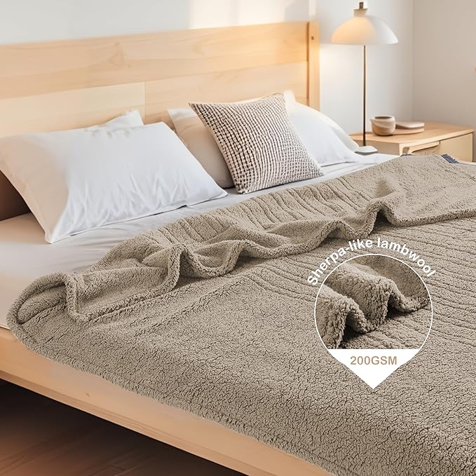 Electric Heated Blanket Twin Size 62"×84" - Image 3