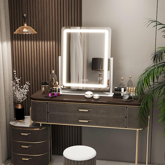 FENNIO Vanity Mirror with Lights 22 Inch- LED Lighted Makeup Mirror, Large - Image 8