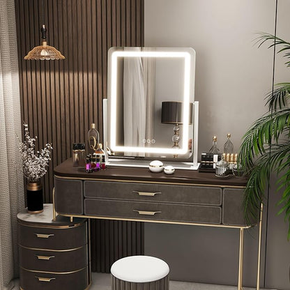 FENNIO Vanity Mirror with Lights 22 Inch- LED Lighted Makeup Mirror, Large - Image 8