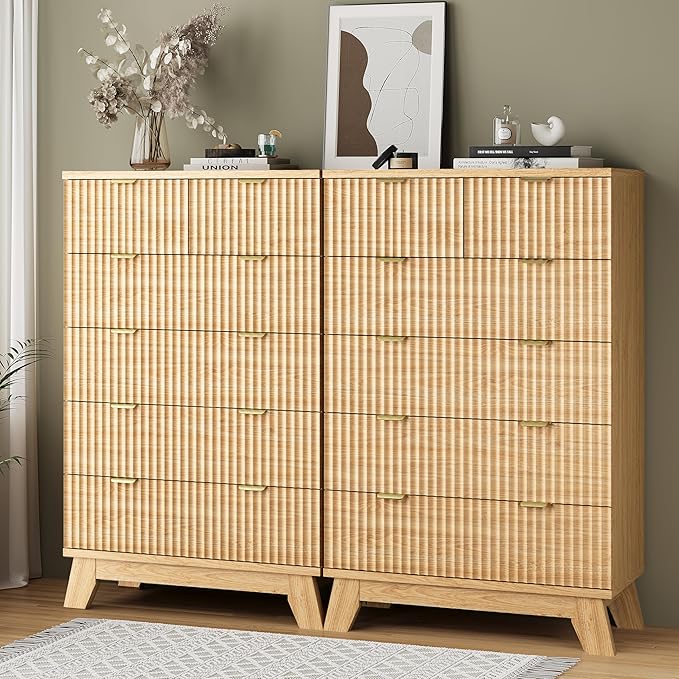 Fluted Dresser for Bedroom - Image 4