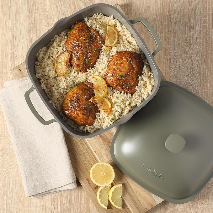 Crock-Pot Northvale Cast Aluminum Lightweight Durable 5.2 Quart Heavy Duty - Image 5