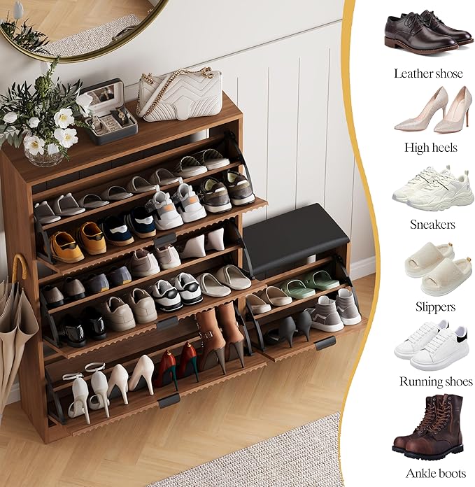 Shoe Cabinet Storage for Entryway - Image 4