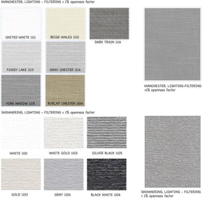 HILADUO Custom Motorized Light Filtering Roller Shades – Smart Electric Blinds - Image 5