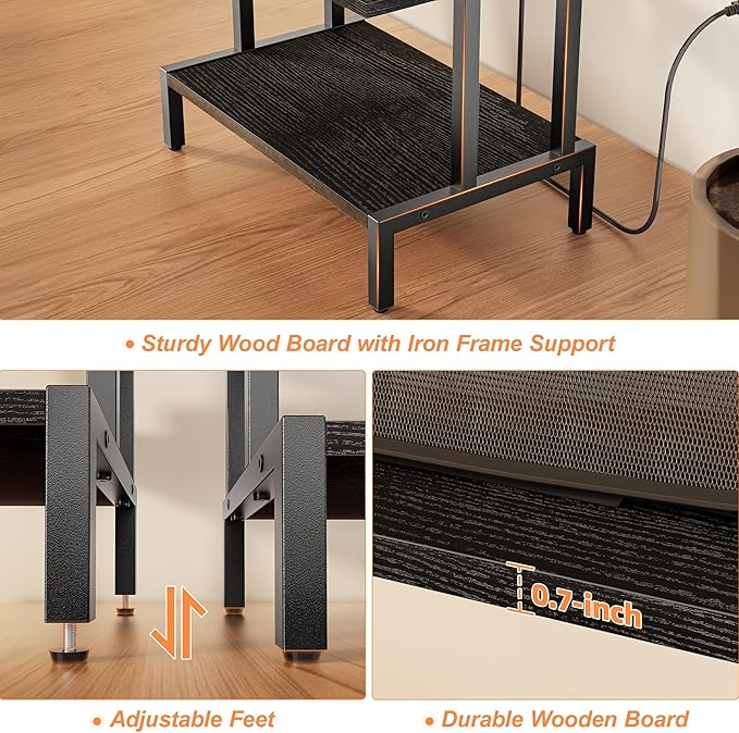 Aquzee Game Console Shelf, 4-Tier Video Gaming Consoles Stand - Image 6