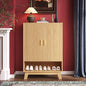 4-Tier Fluted Shoe Cabinet by BOXACTION
