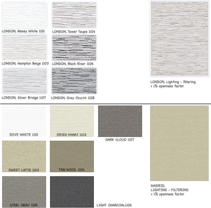 HILADUO Custom Motorized Light Filtering Roller Shades – Smart Electric Blinds - Image 4