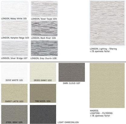HILADUO Custom Motorized Light Filtering Roller Shades – Smart Electric Blinds - Image 4